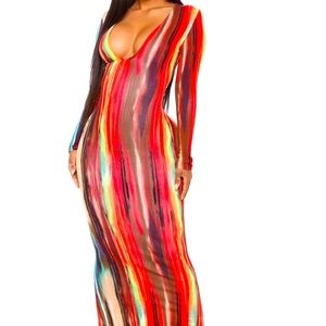 Work of Art Maxi dress